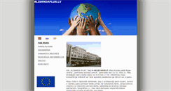 Desktop Screenshot of alisandaplus.lv